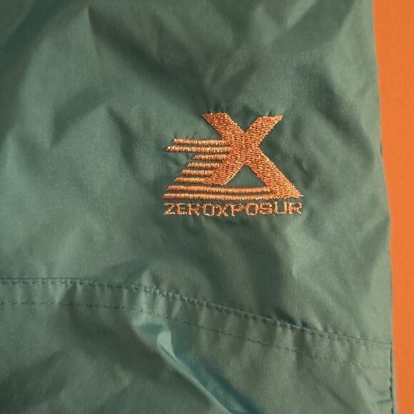 New Zeroxposur Kids XL Size 16 Teal Snow Ski Sledding Pant Pockets Snow Gator - Picture 2 of 7